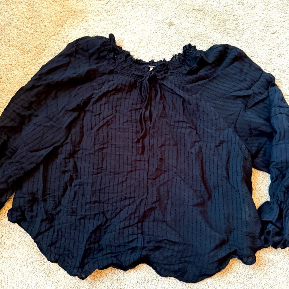 Free People Black Women's Top L